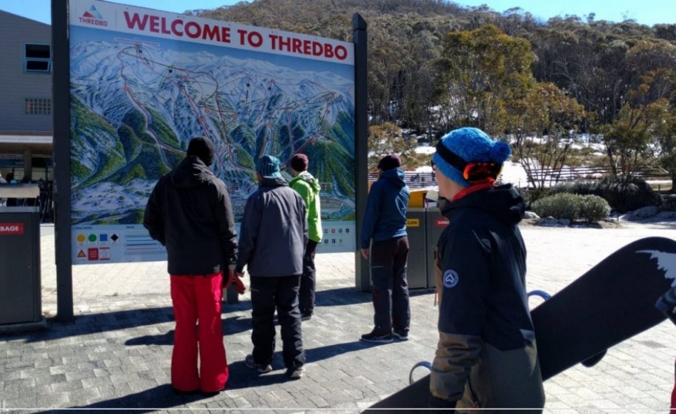 The Publift team at skiing Thredbo