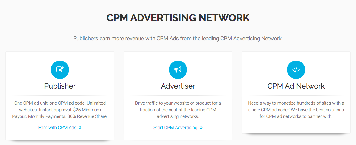 CPM Ad Networks - UberCPM