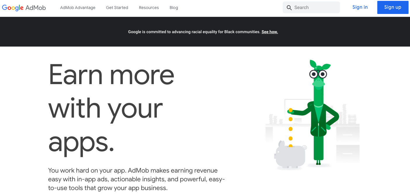 Google AdMob mobile ad network