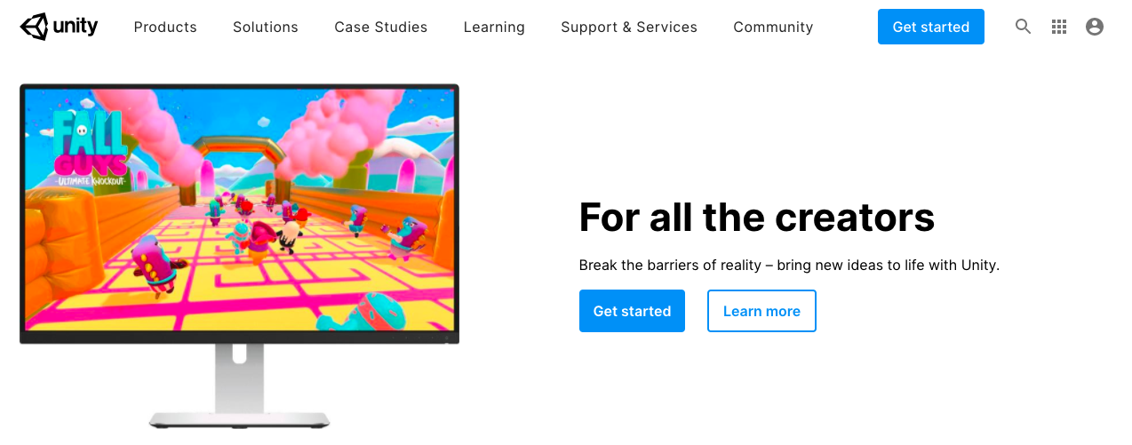 Unity mobile ad network