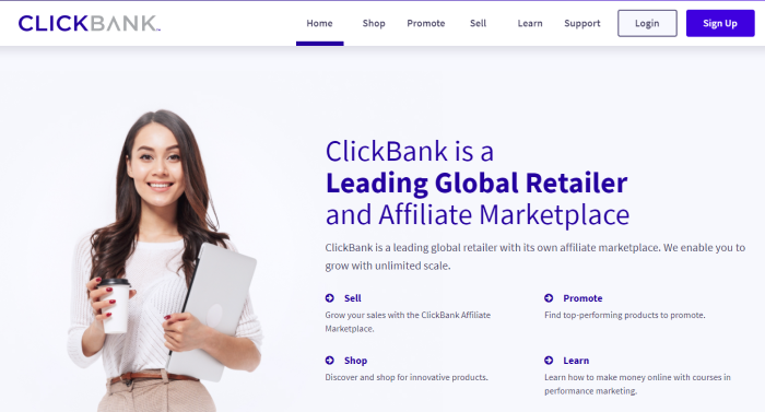 ClickBank Homepage