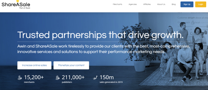 ShareASale Homepage