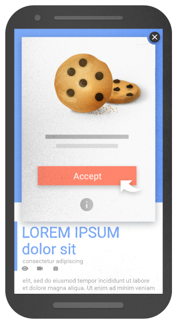 Cookie Interstitial Example