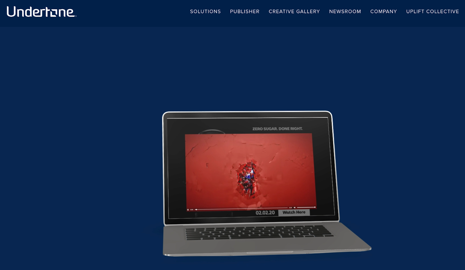 Undertone Homepage