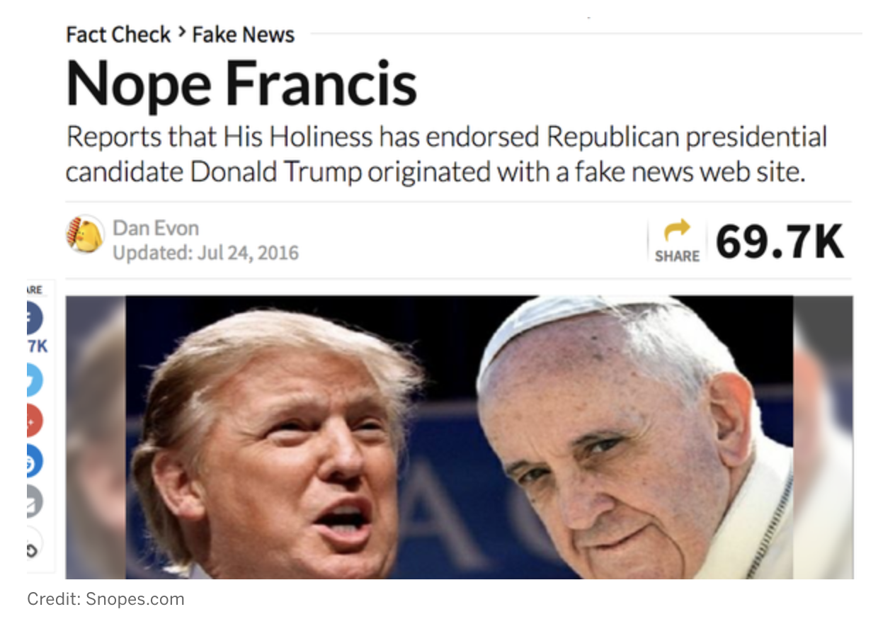 Fake News Example