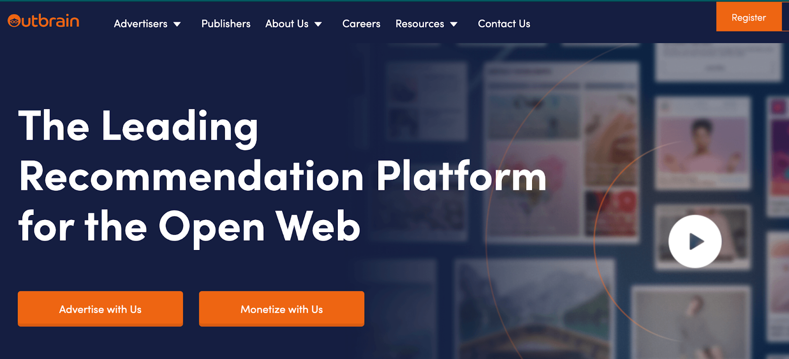 OutBrain Homepage