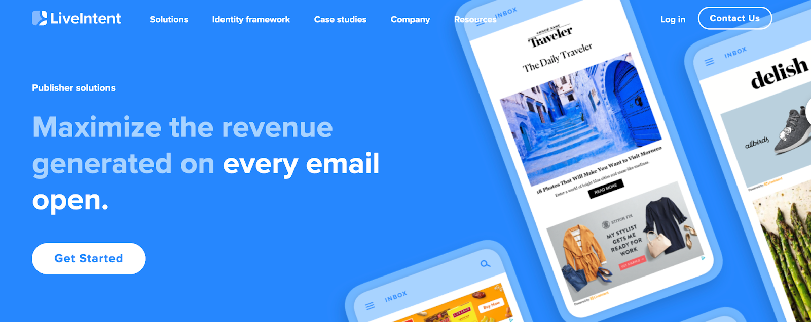 Live Intent Homepage