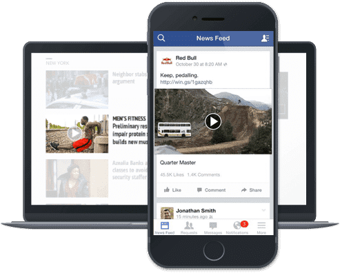 In-app advertising formats native ads