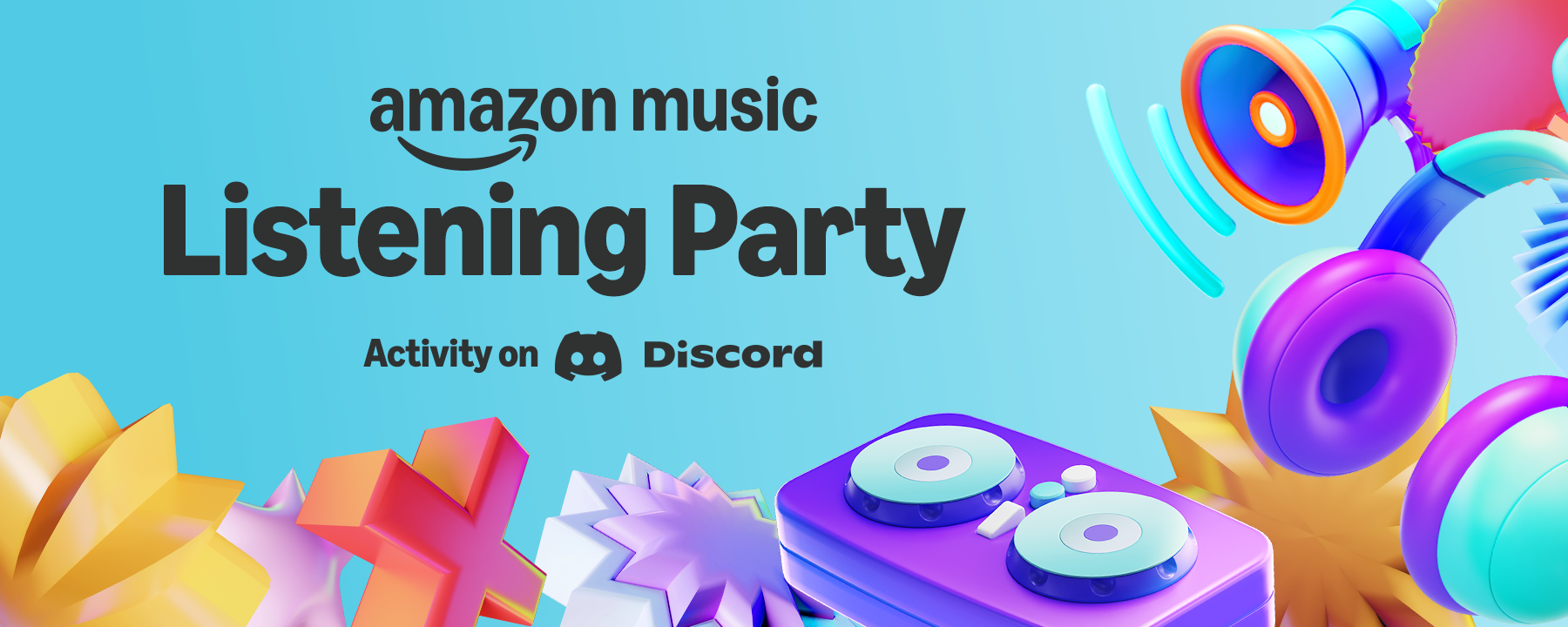 Queue Up Your Playlists on Discord with the Amazon Music Listening Party Activity!