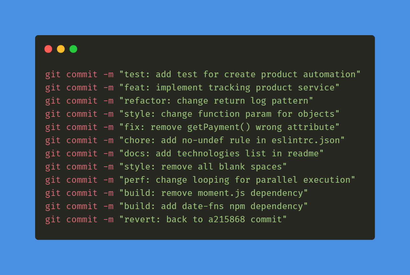 Conventional Commits - Type