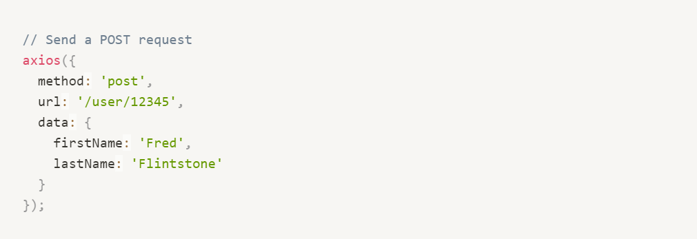 Funções legíveis em javascript - send post request