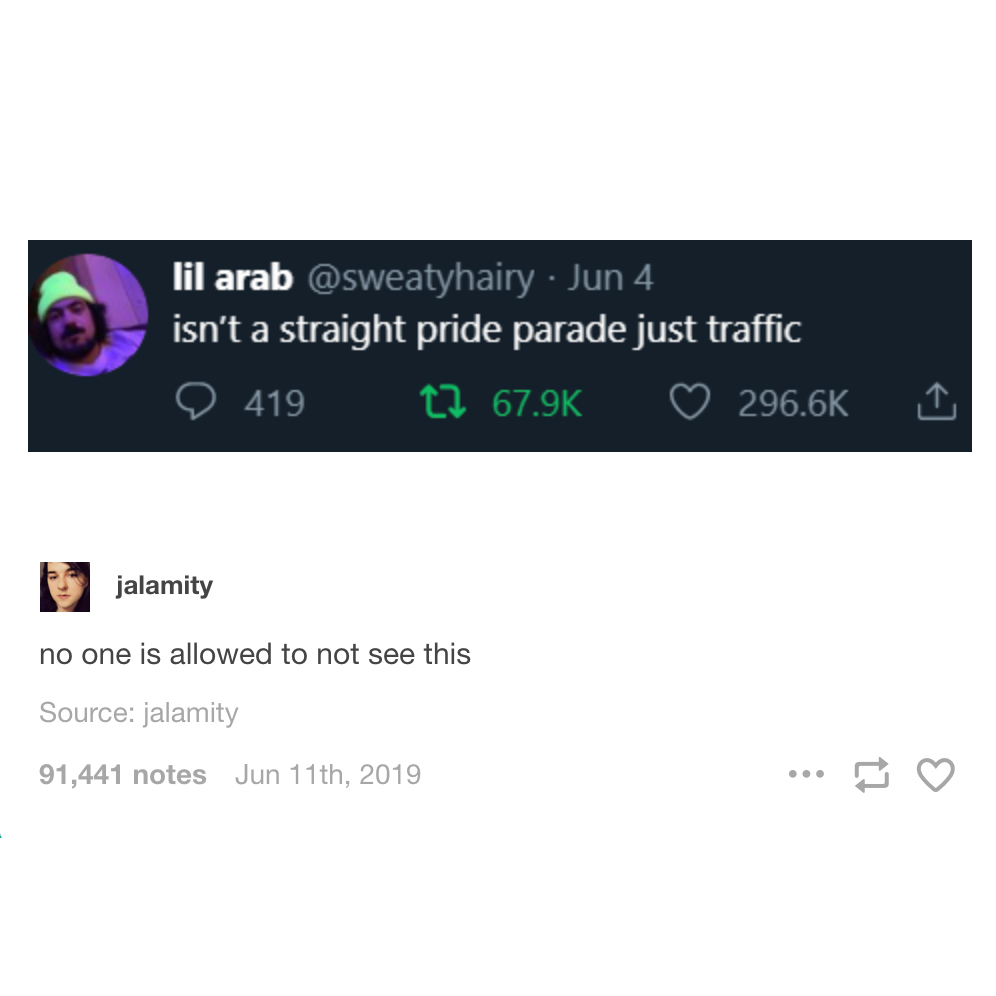 PRIDE MONTH TRAFFIC MEME