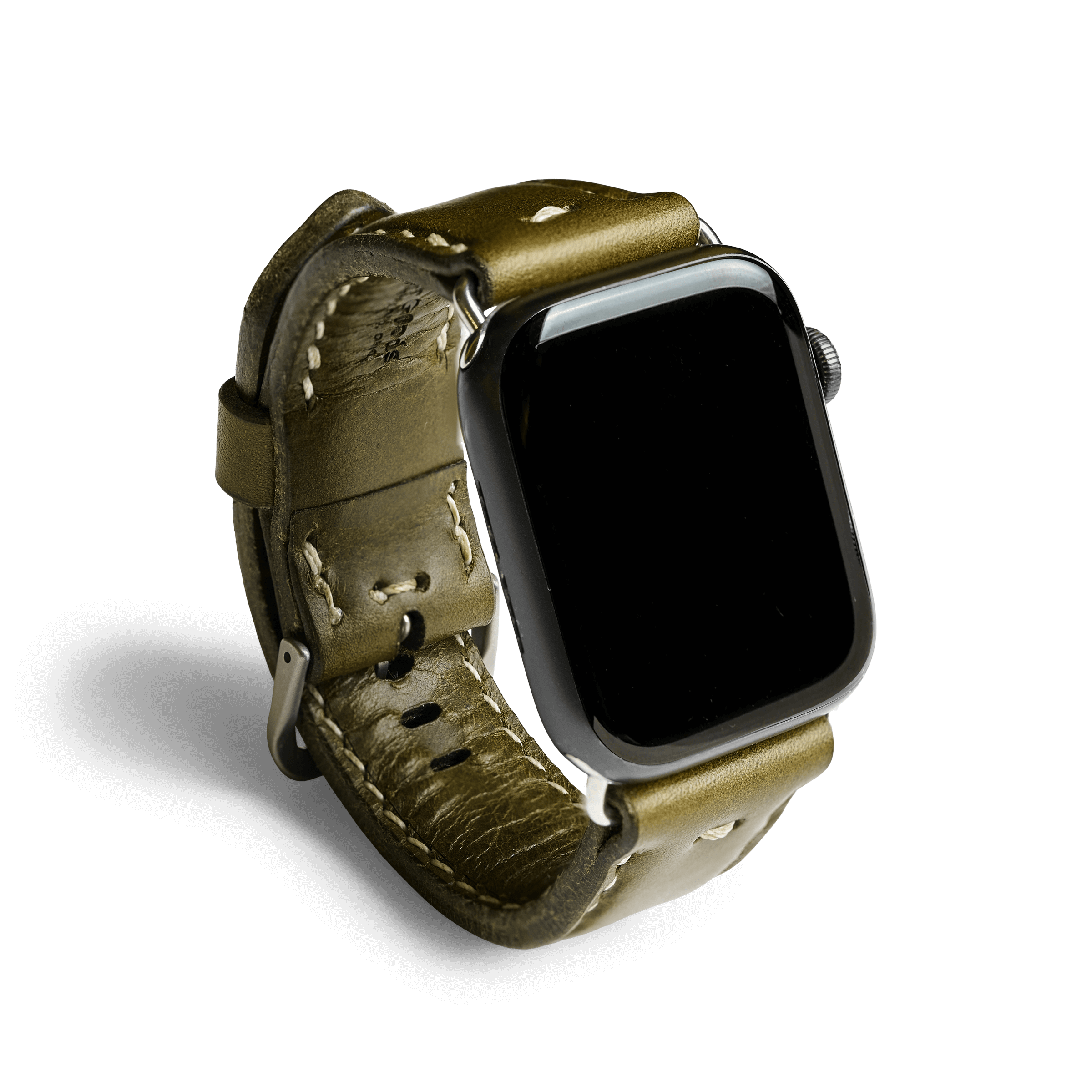 Alibi Leather Goods Watch Straps Apple Watch Strap—Olive