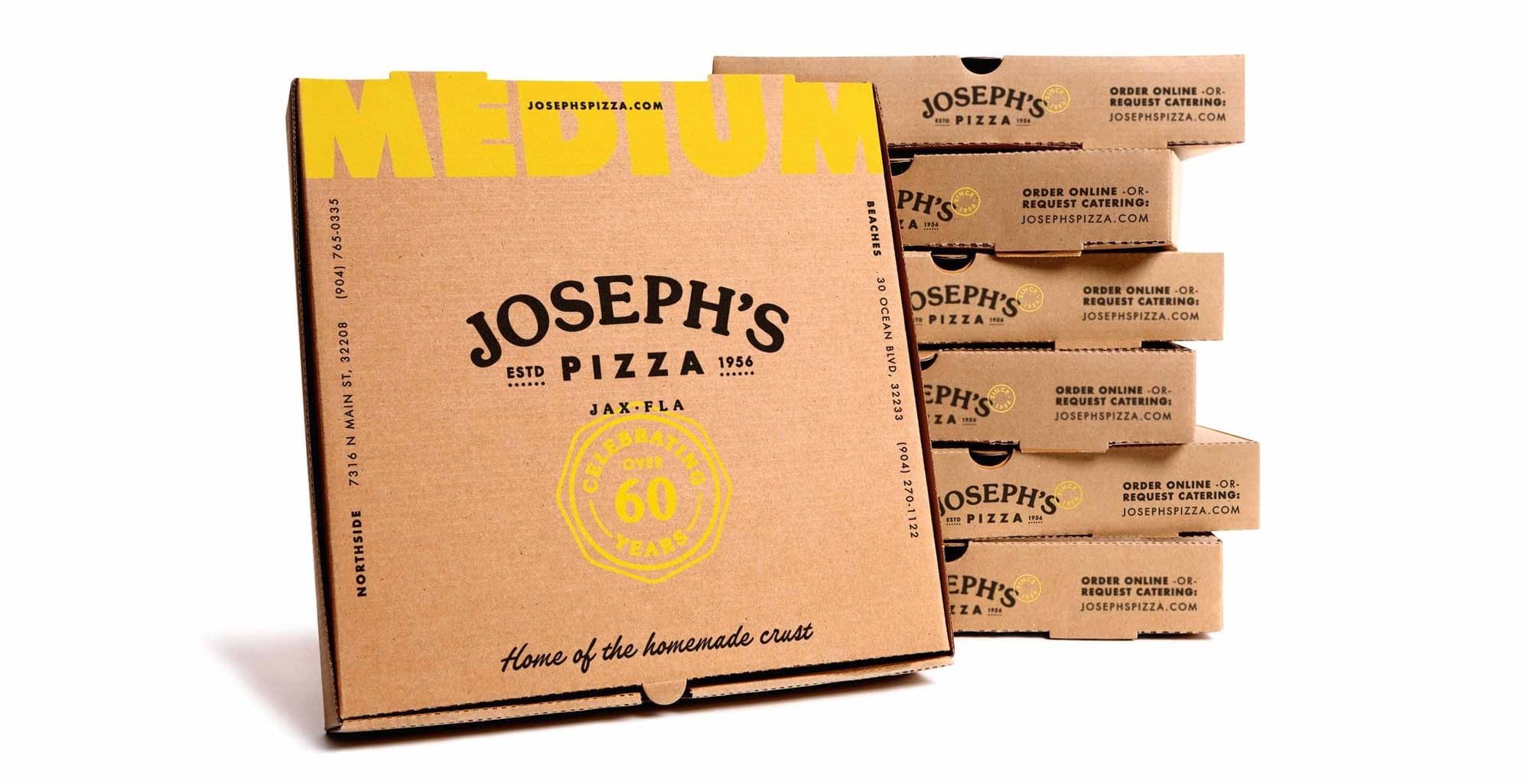 Joseph's Pizza A Temper brand design case study