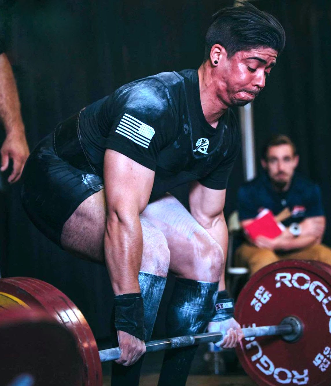 Man Deadlifting