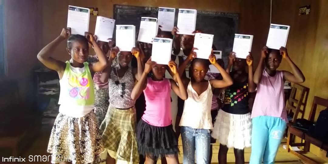 Our first/pilot cohort of LLP, the “Love, Learn & Play Girls’ Club” in Freetown, Sierra Leone