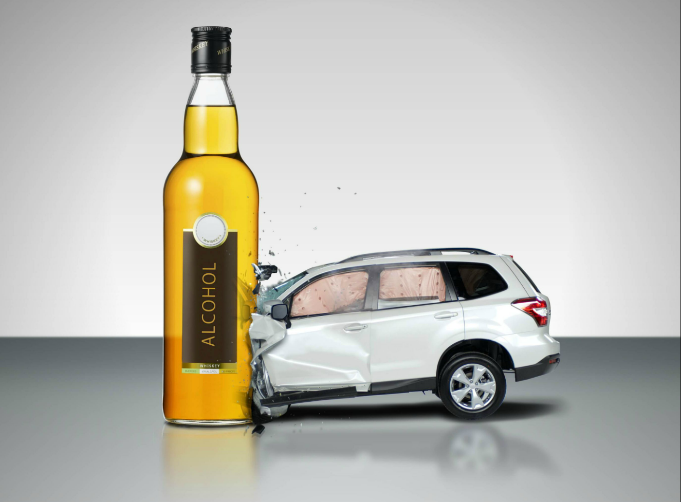 El alcohol es una de las causas de los accidentes