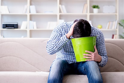 Person vomiting