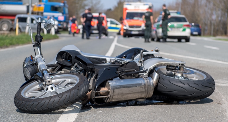 Motorcycle accident