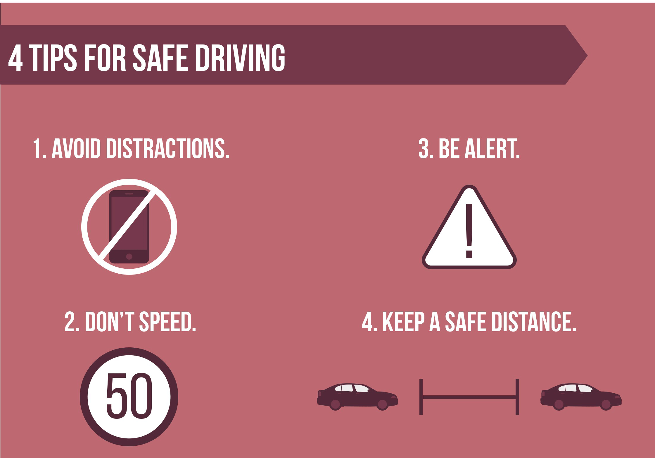 Consejos para una conducción segura