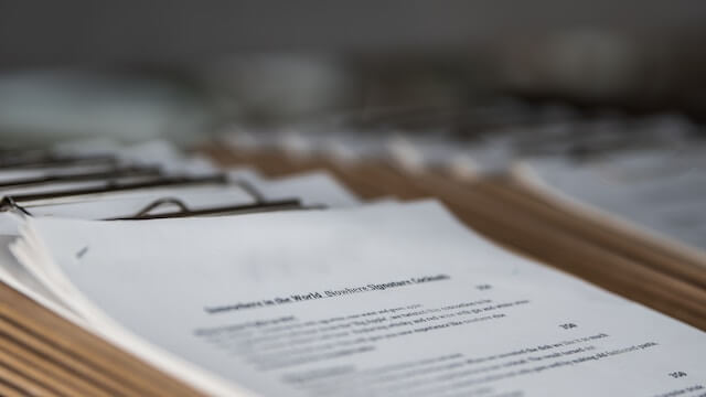 documentation pile
