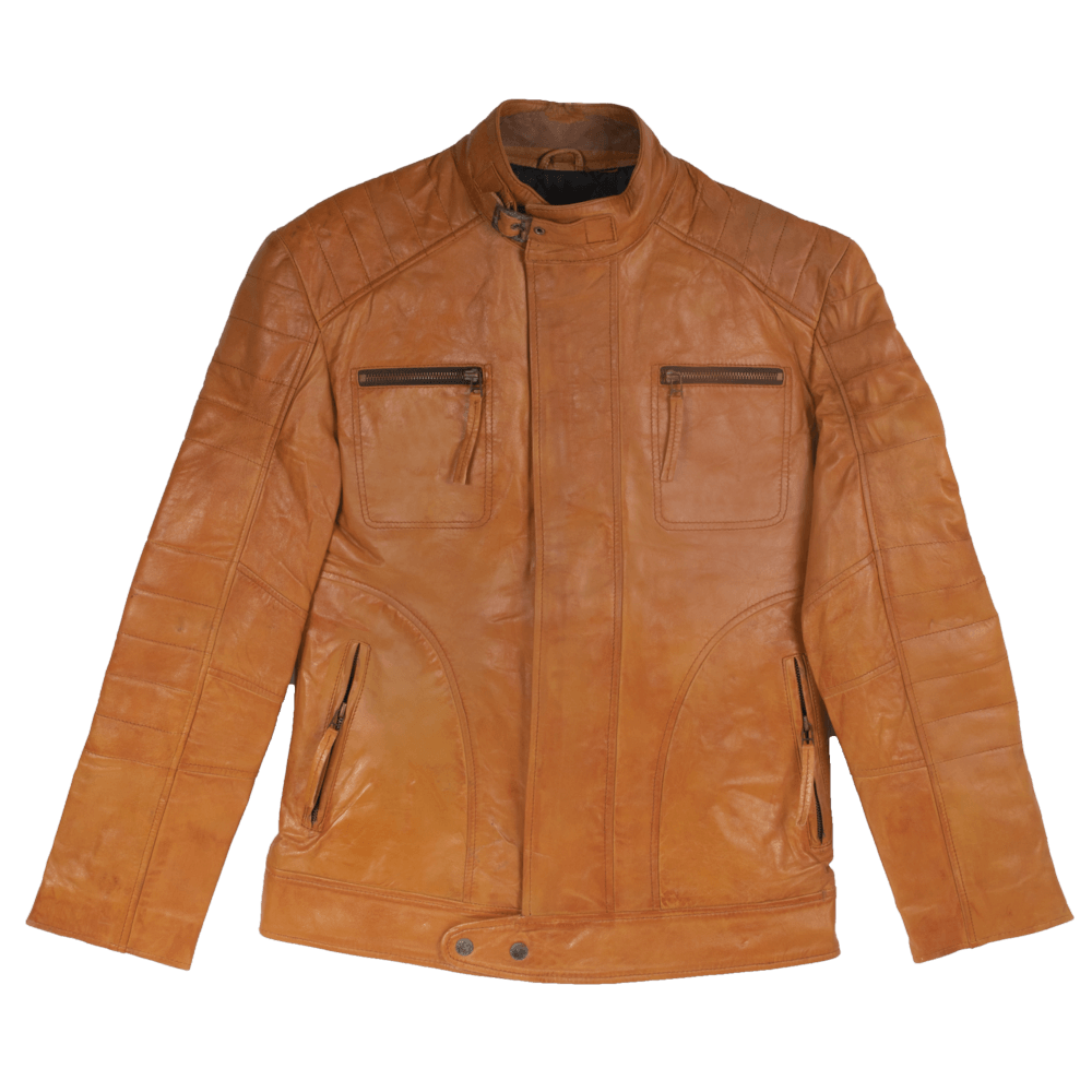 leather field coat