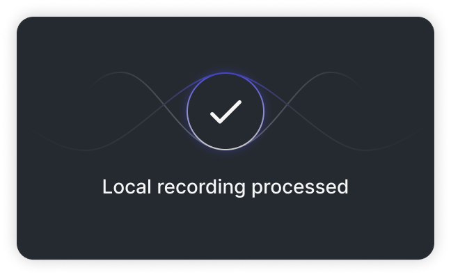 Local Recording Processed - Animation