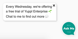 promotional chatbot callout