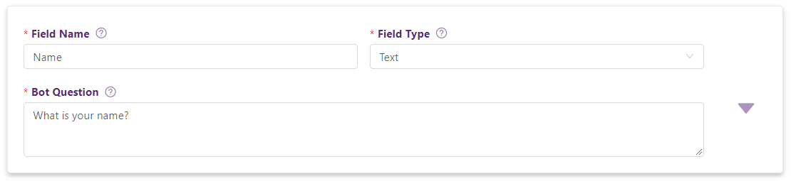 Form field edit
