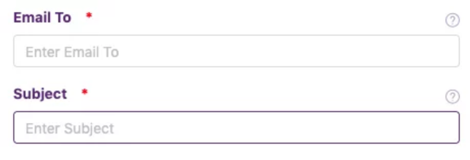 From too email