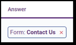 Contact us form