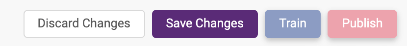 save train publish buttons