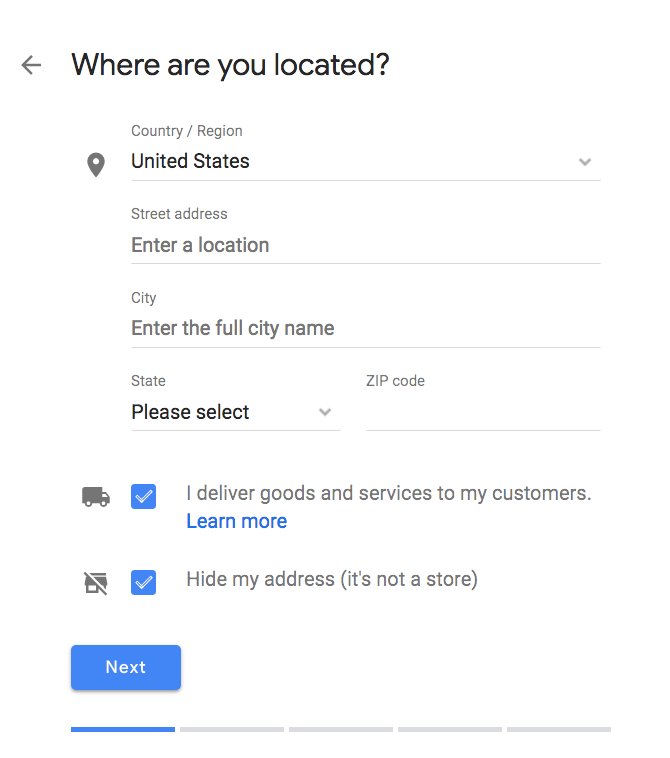 business location