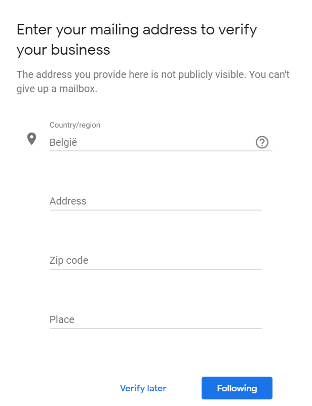 business verification