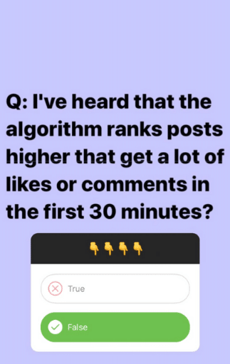 first minutes after posting