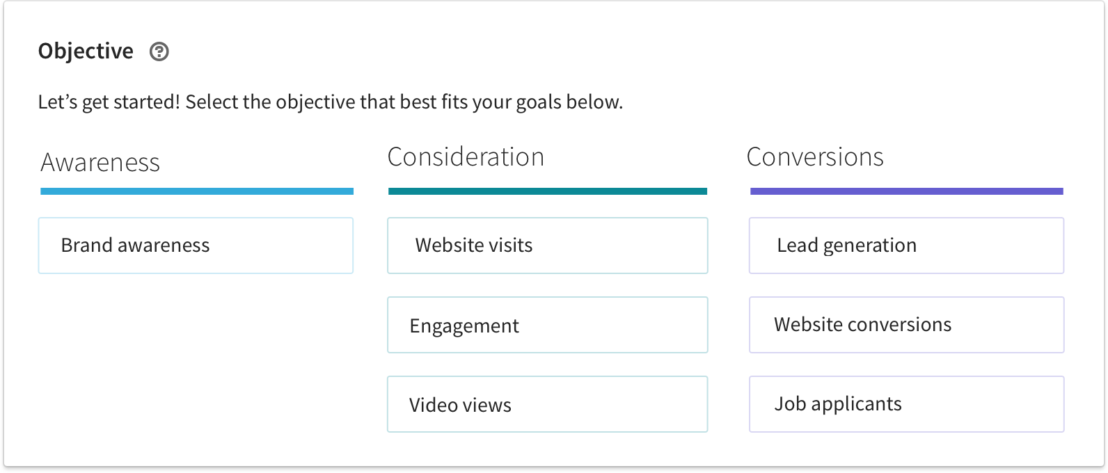 pick-ad-objective