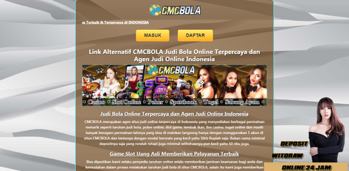 Judi Bola Terpercaya - Situs Bola Online adalah situs terbaik di cmcbola dan terbesar dengan jenis games terlengkap dan terbanyak dengan tarif termurah dan tingkat kemenangan tinggi