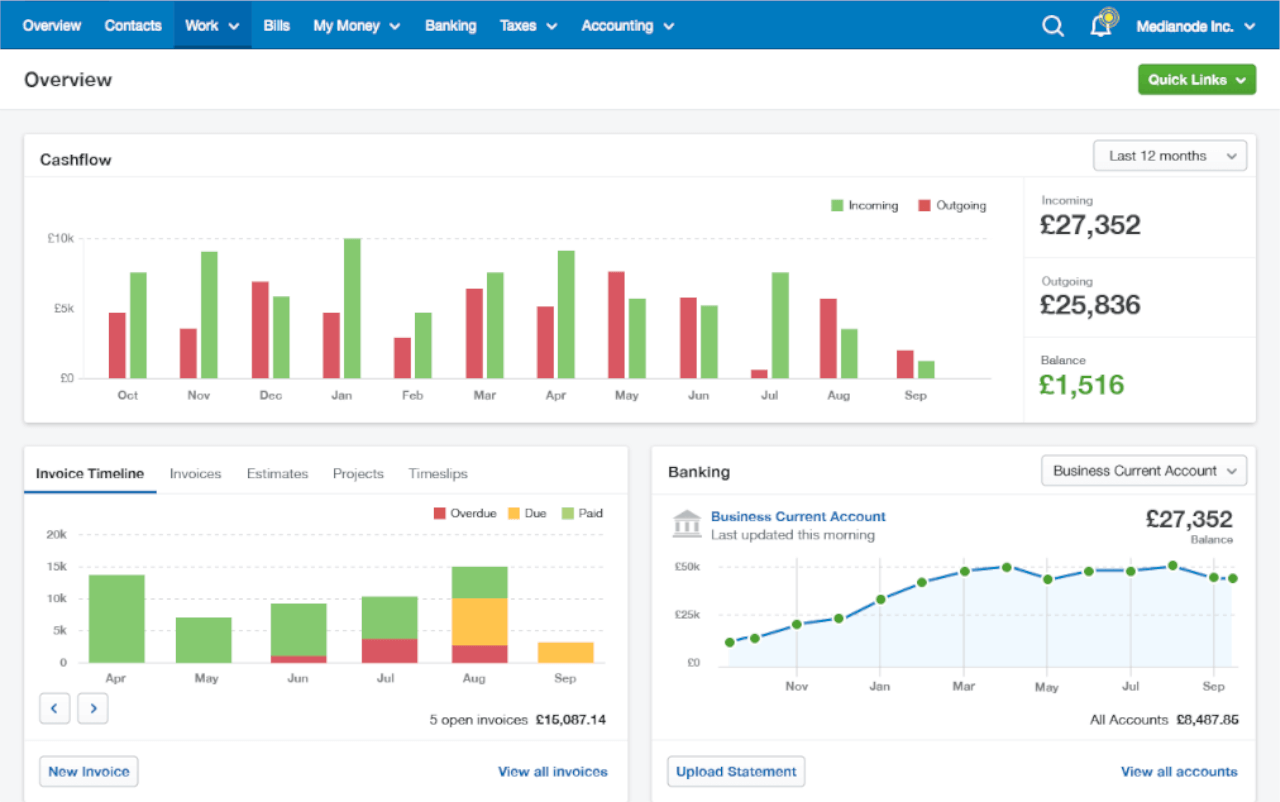 FreeAgent Screenshot