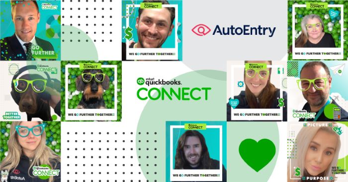 Photos of AutoEntry staff at QBC online event