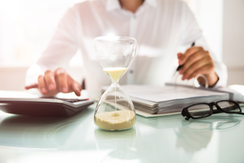 Accountant working to meet Making Tax Digital (MTD) deadlines