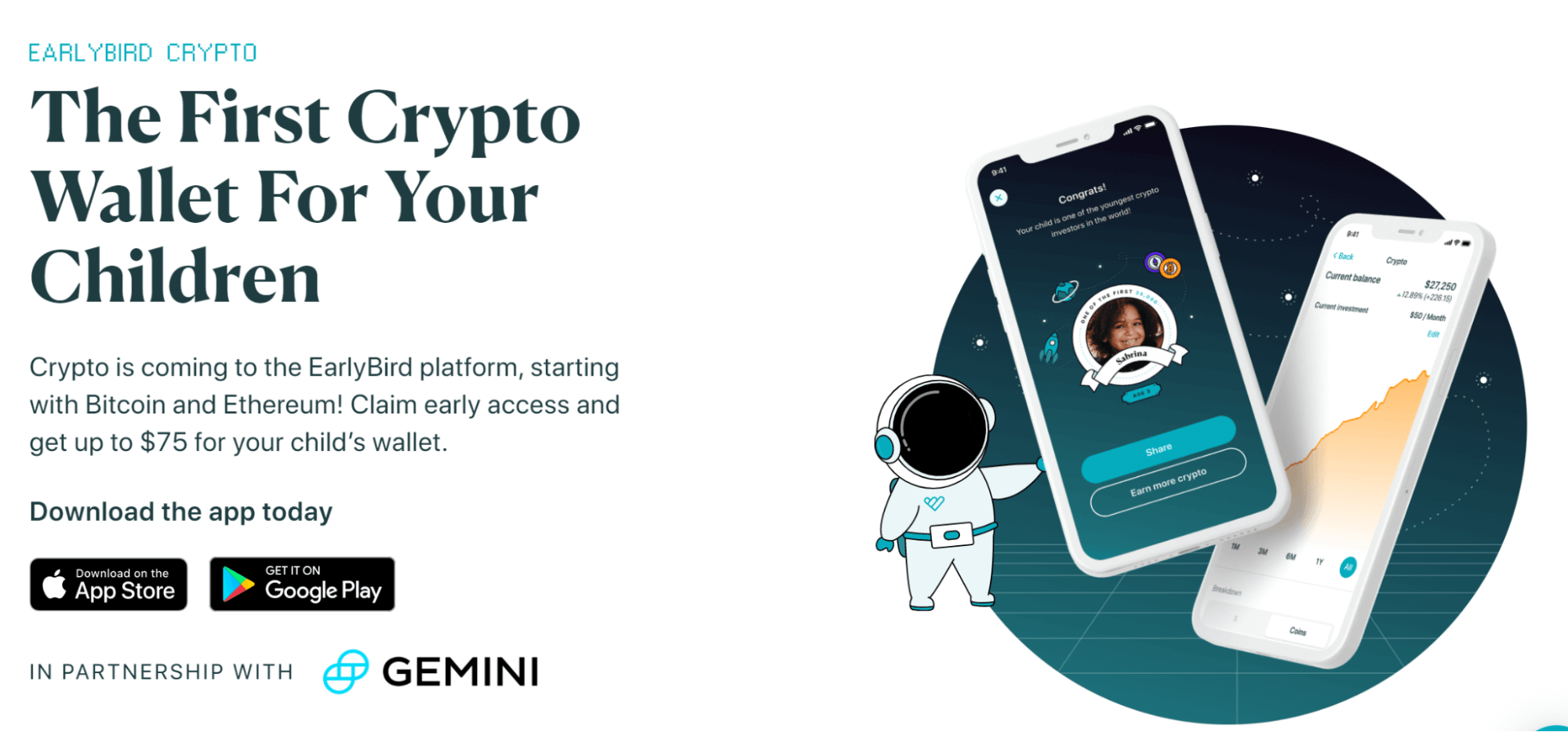 EarlyBird Crypto powered by Gemini