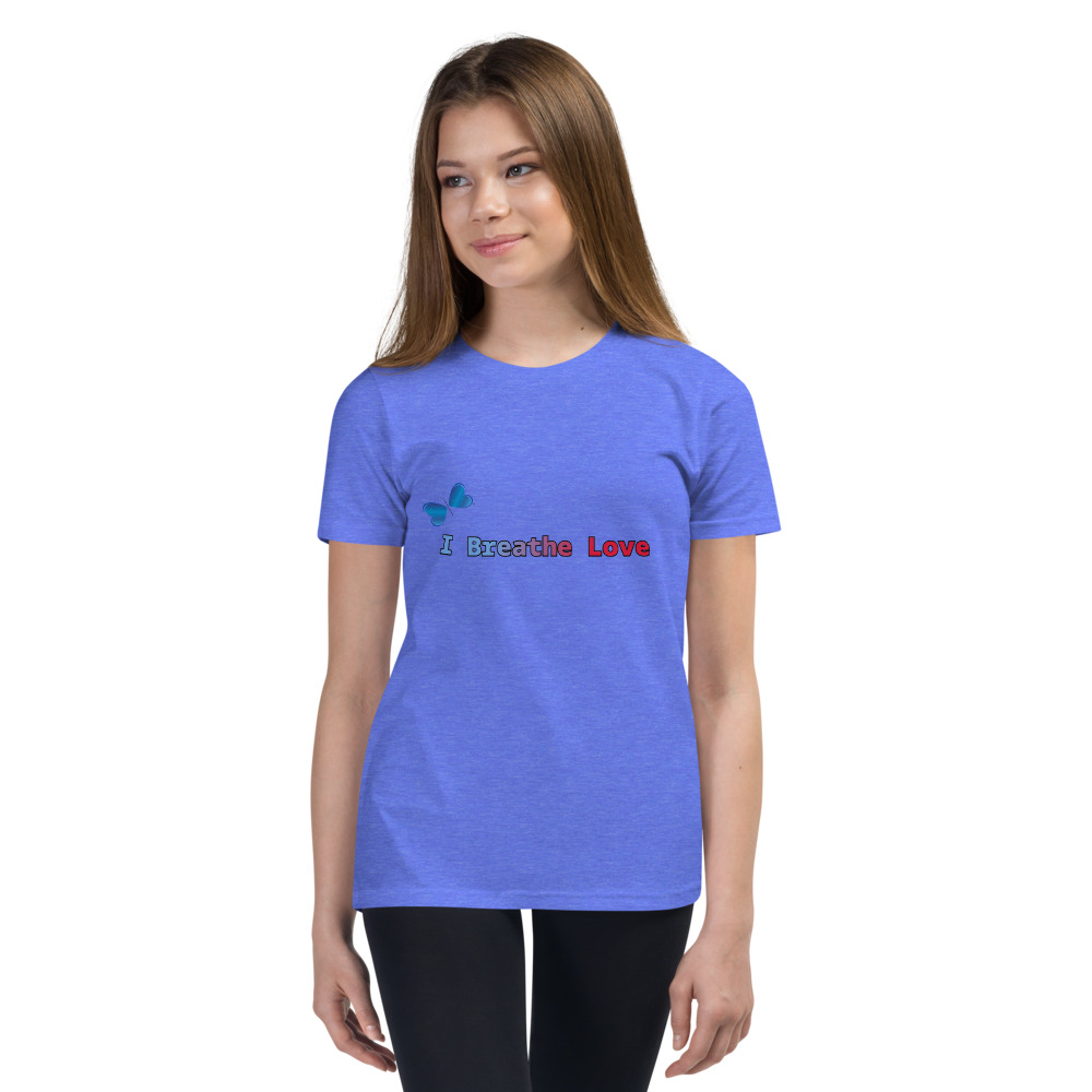 I Breathe Love Youth Short Sleeve T-Shirt