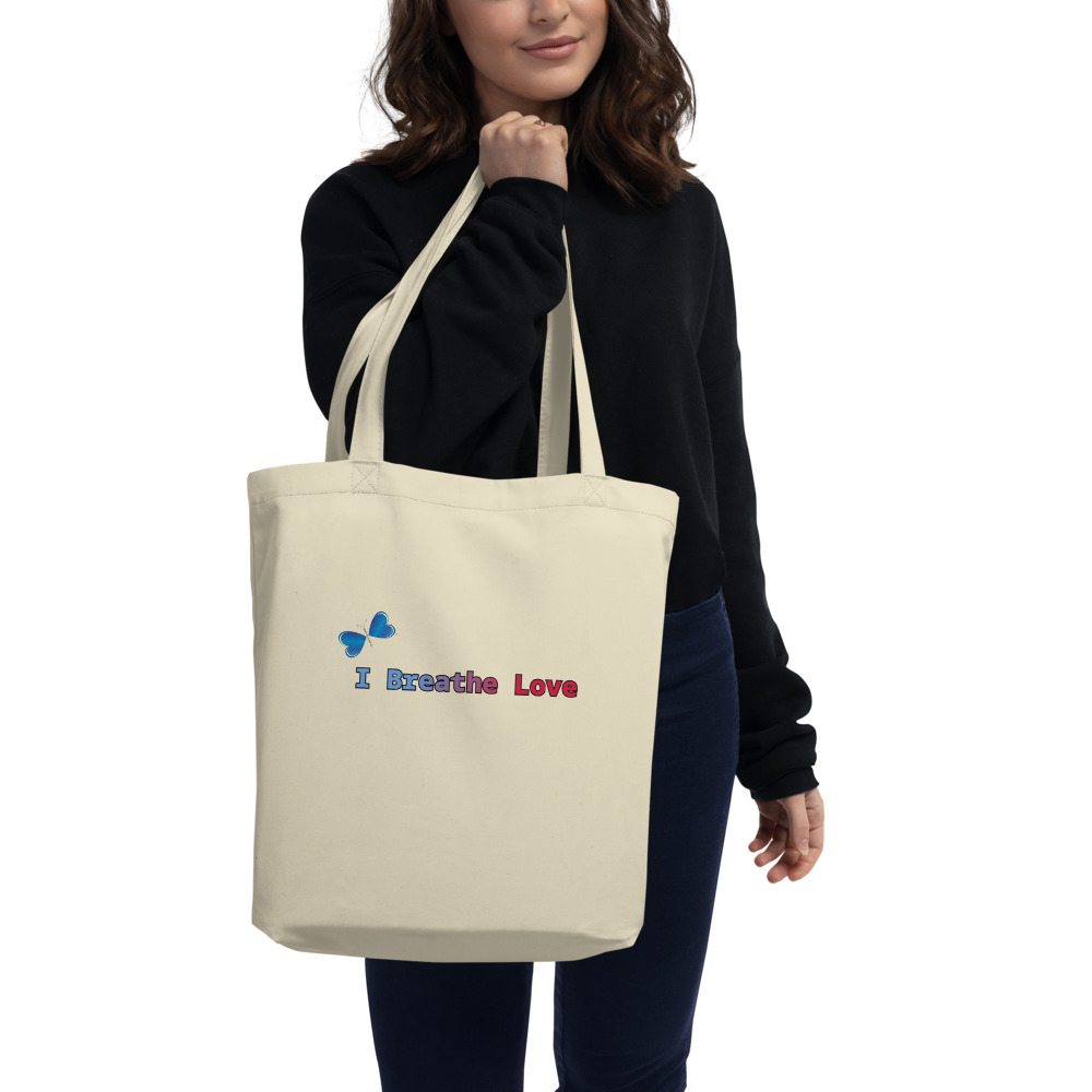 I Breathe Love Eco Tote Bag