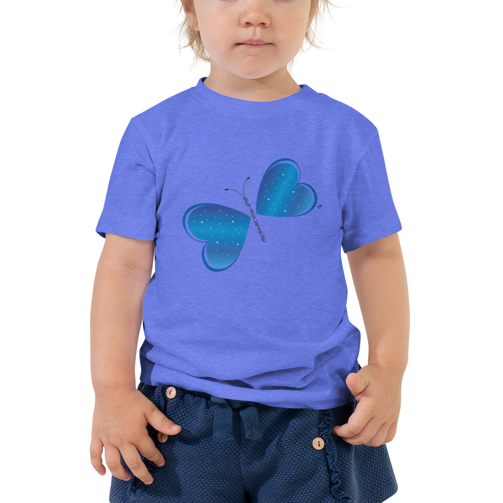 Be the Change Butterfly Toddler Short Sleeve Tee