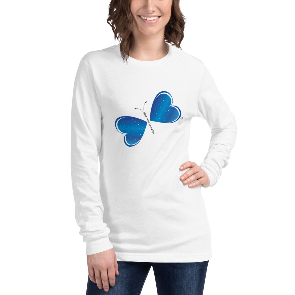 Be the Change Butterfly Long Sleeve Tee