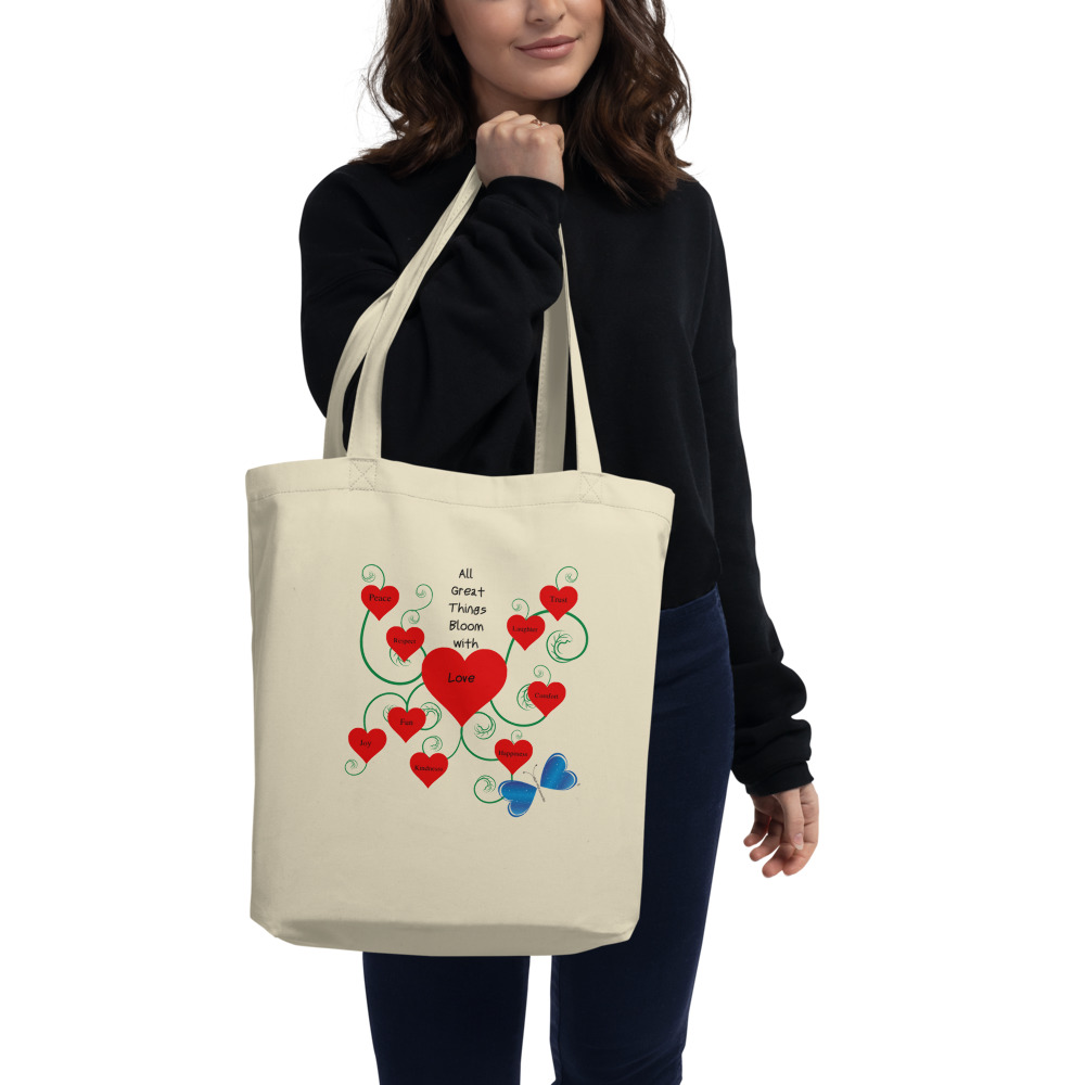 Bloomin' with Love Eco Tote Bag