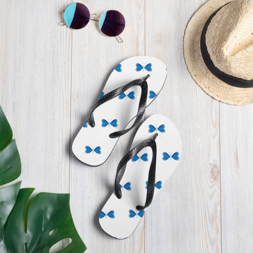 Be the Change Butterfly Flip-Flops