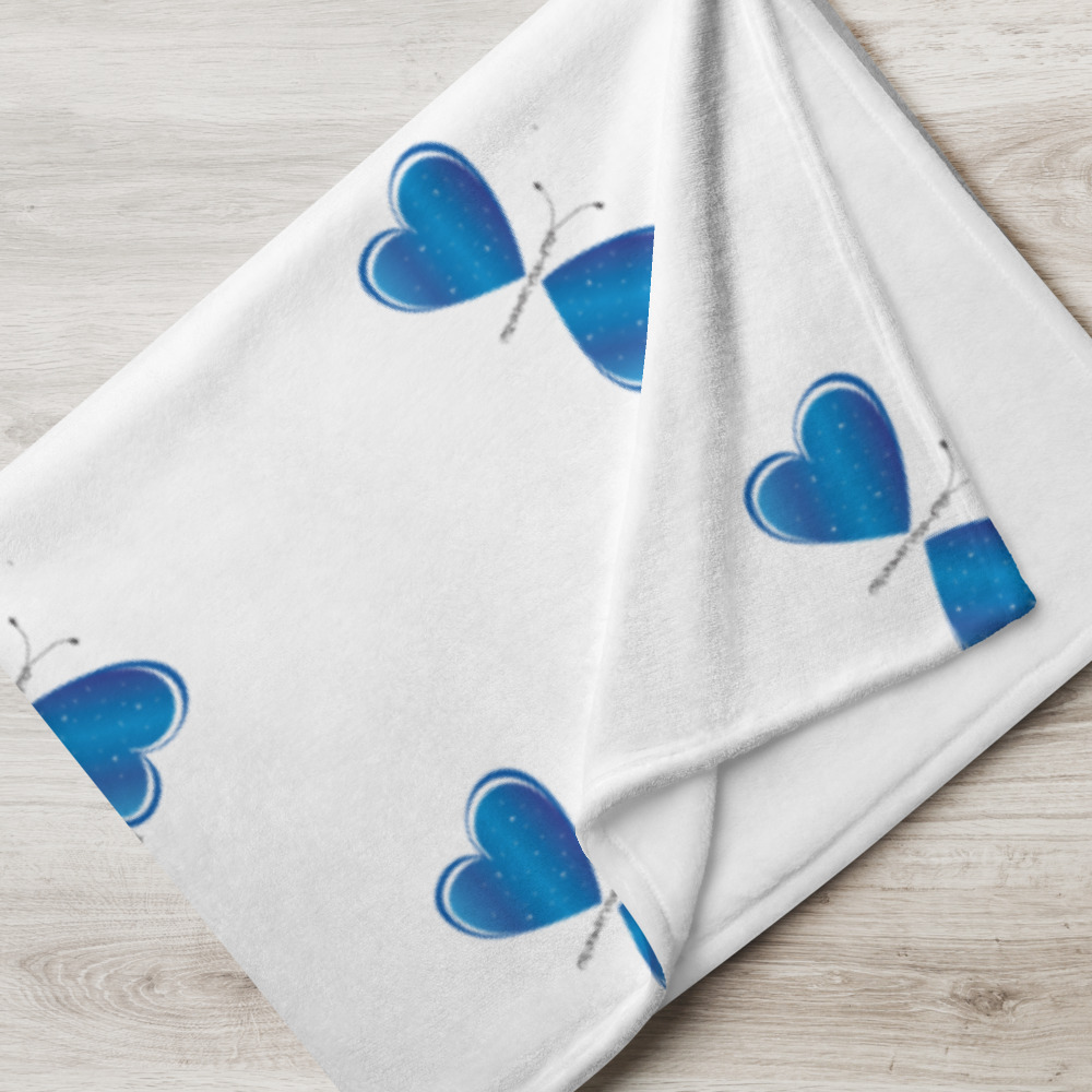 Be the Change Butterlfly Throw Blanket