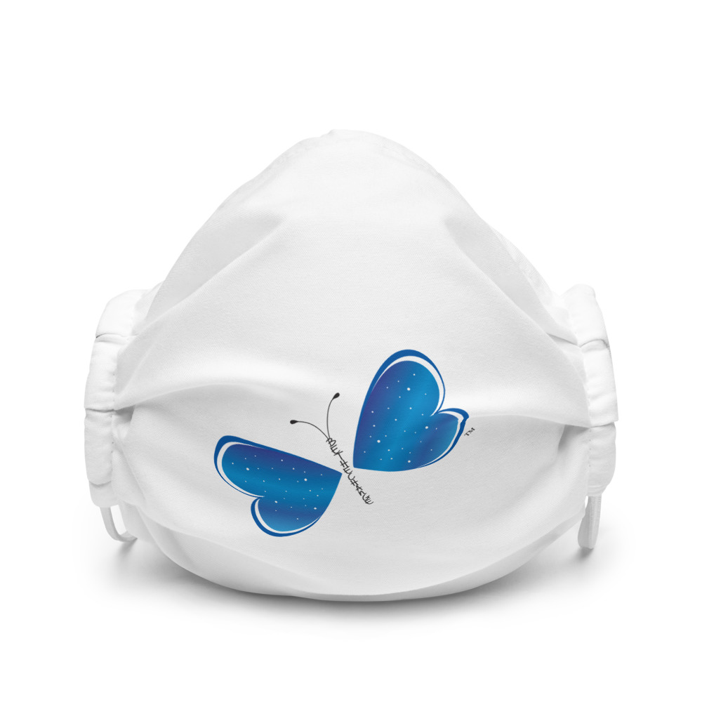 Be the Change Butterfly Premium face mask