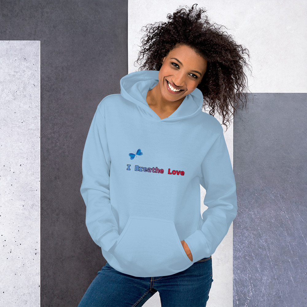 I Breathe Love Unisex Hoodie